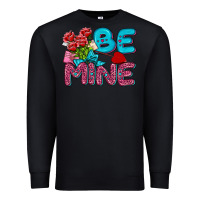 Black be mine valentine Premium Sweatshirt - AdoDesignShop