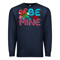 Navy be mine valentine Premium Sweatshirt - AdoDesignShop