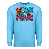 Ocean Blue be mine valentine Premium Sweatshirt - AdoDesignShop