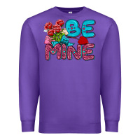 Purple be mine valentine Premium Sweatshirt - AdoDesignShop