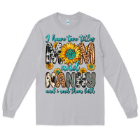 Moon Dust i have two titles mom and nanny and i rock them bo Long Sleeve Tee - Zillion Design Studio