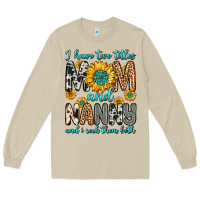 Mushroom i have two titles mom and nanny and i rock them bo Long Sleeve Tee - Zillion Design Studio