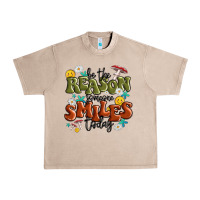French Oak be the reason someone smiles today Urban Heavy Tee - MaliasSmallBusiness