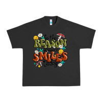 Pigment Black be the reason someone smiles today Urban Heavy Tee - MaliasSmallBusiness