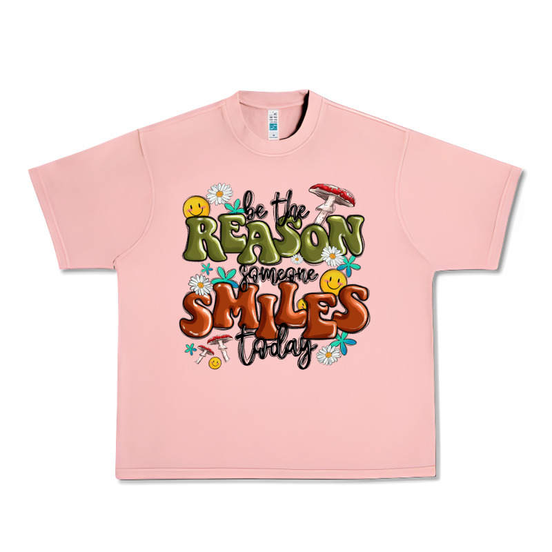 Be The Reason Someone Smiles Today Urban Heavy Tee by MaliasSmallBusiness | Teevron