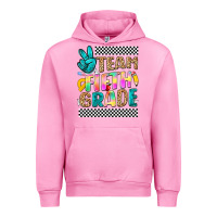 Fuchsia Pink team fifth grade Urban Hoodie - NancyCooperArtShop