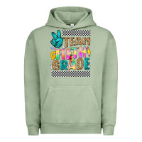 Pigment Oil Green team fifth grade Urban Hoodie - NancyCooperArtShop