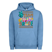 Pigment Pebble Blue team fifth grade Urban Hoodie - NancyCooperArtShop