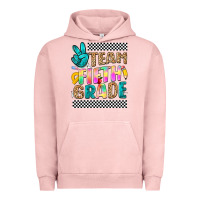 Pigment Salmon team fifth grade Urban Hoodie - NancyCooperArtShop