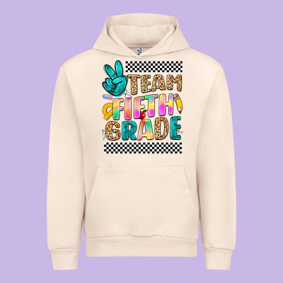 Team Fifth Grade Urban Hoodie Designed By Nancycooperartshop