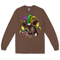 Chestnut mardi gras baby cow Long Sleeve Tee - RanaPortraitStore
