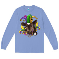 Colony Blue mardi gras baby cow Long Sleeve Tee - RanaPortraitStore