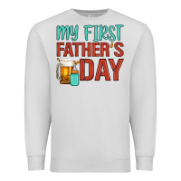 Dove Grey my first father's day Premium Sweatshirt - Artiststas