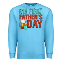 Ocean Blue my first father's day Premium Sweatshirt - Artiststas