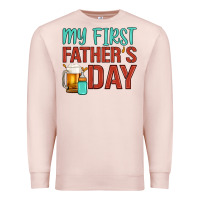 Pale Pink my first father's day Premium Sweatshirt - Artiststas