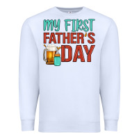White my first father's day Premium Sweatshirt - Artiststas