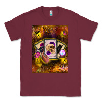 Burgundy tarot cards Classic Tee - BundleAndBundleShop