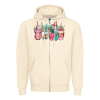 Sandshell rock hand coffee cups Zipper Hoodie - Zillion Design Studio