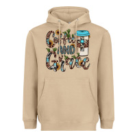 Mushroom coffee and grace Heavyweight Hoodie - JahusDesignShop