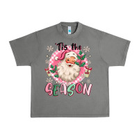 Tornado pink santa 'tis the season Urban Heavy Tee - MaliasSmallBusiness