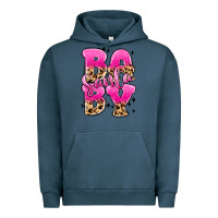 Pigment Midnight Navy santa baby Urban Hoodie - MaliasSmallBusiness