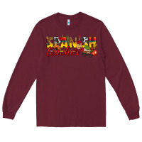 Burgundy spanish teacher Long Sleeve Tee - texasbilliewilder