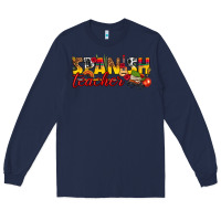 Navy spanish teacher Long Sleeve Tee - texasbilliewilder