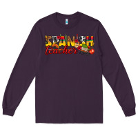 Plum spanish teacher Long Sleeve Tee - texasbilliewilder