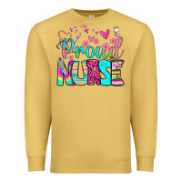 Antique Gold proud nurse Premium Sweatshirt - BundleAndBundleShop