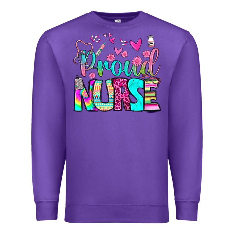 Proud Nurse Premium Sweatshirt by BundleAndBundleShop | Teevron
