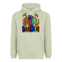 Matcha the fuuture is queer Heavyweight Hoodie - AdoDesignShop