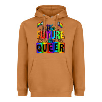 Meerkat the fuuture is queer Heavyweight Hoodie - AdoDesignShop