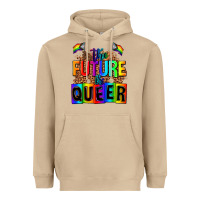 Mushroom the fuuture is queer Heavyweight Hoodie - AdoDesignShop