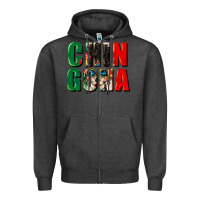 Charcoal Heather chingona Zipper Hoodie - CTS Tumbler Store