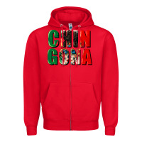 Red chingona Zipper Hoodie - CTS Tumbler Store