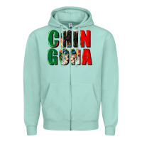 Seafoam chingona Zipper Hoodie - CTS Tumbler Store