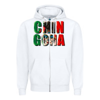 White chingona Zipper Hoodie - CTS Tumbler Store