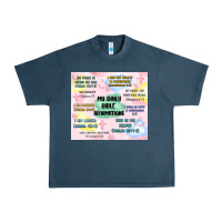Midnight Navy daily bible affirmations Urban Heavy Tee - MaliasSmallBusiness