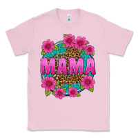 Bubblegum Pink mama leopard background Classic Tee - texasbilliewilder