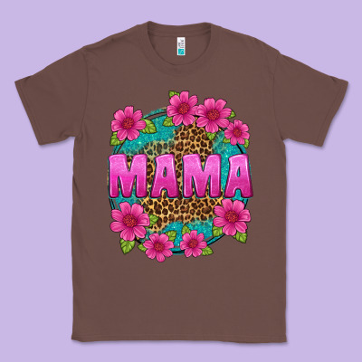 Mama Leopard Background Classic Tee Designed By Texasbilliewilder