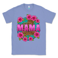 Colony Blue mama leopard background Classic Tee - texasbilliewilder