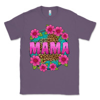 Lavender mama leopard background Classic Tee - texasbilliewilder