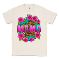 Natural mama leopard background Classic Tee - texasbilliewilder
