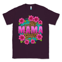 Plum mama leopard background Classic Tee - texasbilliewilder