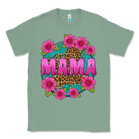 Sage mama leopard background Classic Tee - texasbilliewilder