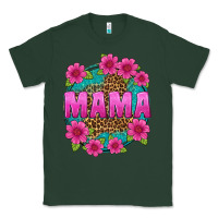 Sports Green mama leopard background Classic Tee - texasbilliewilder