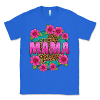 True Royal mama leopard background Classic Tee - texasbilliewilder