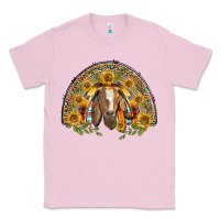 Western Leopard Sunflower Goat Rainbow Classic Tee | Teevron