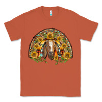 Copper Western Leopard Sunflower Goat Rainbow Classic Tee - BarkalooDesign