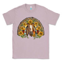 Lilac Western Leopard Sunflower Goat Rainbow Classic Tee - BarkalooDesign